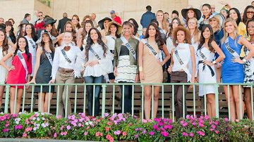 Candidatas a Miss Universo no Jóquei Club de SP - Fabio Miranda/Opção Fotografia