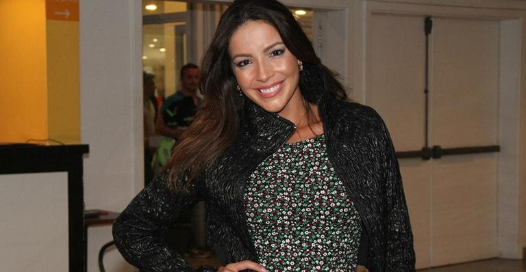 Renata Dominguez no show de Ricky Martin no RJ - Roberto Filho/AgNews
