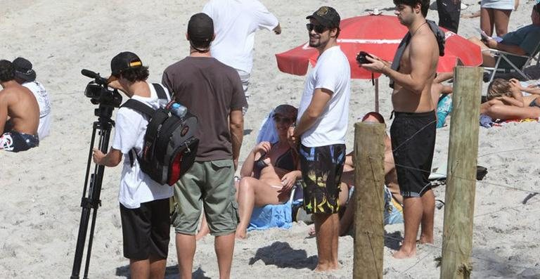 Cauã Reymond curte campeonato de surfe no Rio de Janeiro - Marcio Honorato/Honopix