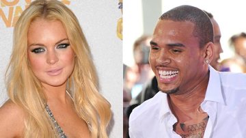 Lindsay Lohan e Chris Brown - Getty Images