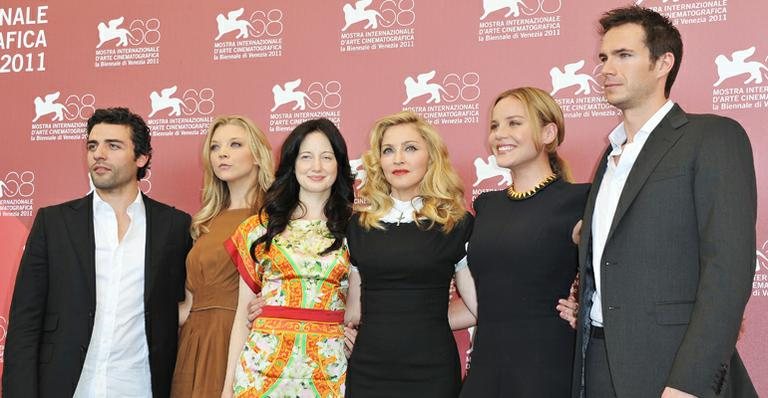 Madonna em coletiva do filme W.E., no Festival de Veneza - Getty Images