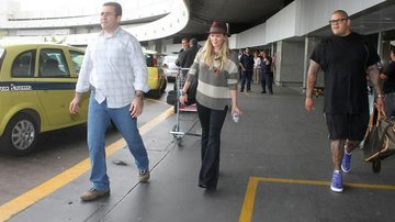 Hilary Duff desembarca no Rio de Janeiro - Dilson Silva/AgNews