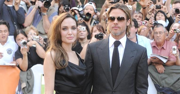 Angelina Jolie e Brad Pitt na prèmiere de 'Moneyball' - Getty Images