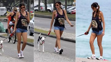 Ellen Jabour passeia com Pluft pelo Rio de Janeiro - Adilson Lucas / AgNews