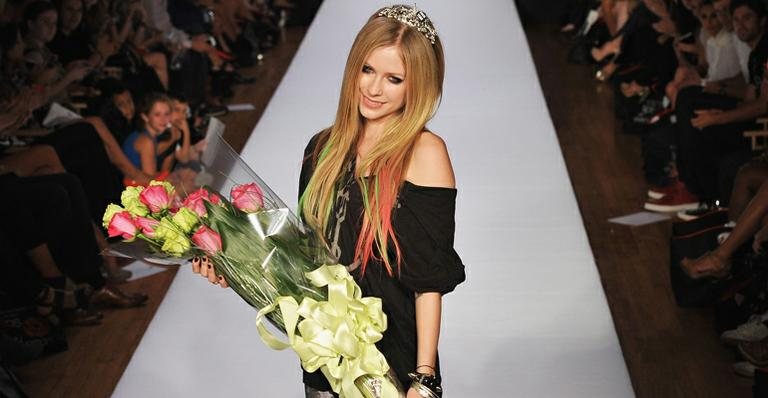 Avril Lavigne na Semana de Moda de Nova York - Getty Images