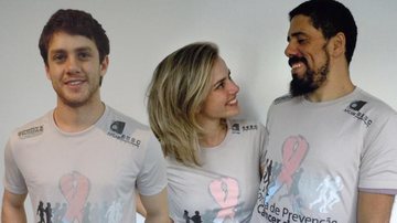 Trio unido em campanha contra câncer de mama