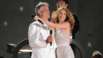 Andrea Bocelli e Celine Dion - Getty Images