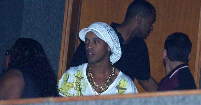 Ronaldinho curte show de pagode no Rio de Janeiro - Anderson Borde / AgNews