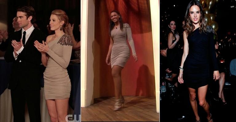 Blake Lively, Beyoncé e Alessandra Ambrosio usando o mesmo vestido - Divulgação