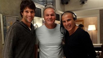 Gustavo Leão, Kadu Moliterno e Eri Johnson - Reprodução / TV Globo