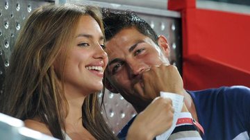 Cristiano Ronaldo com a amada Irina Shayk - Getty Images