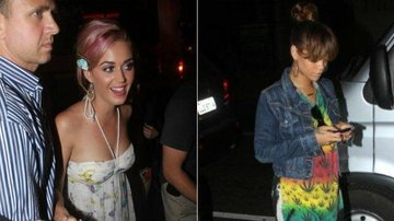 Katy Perry e Rihanna chegam à boate no Rio - Delson Silva e Gabriel Reis/ AgNews