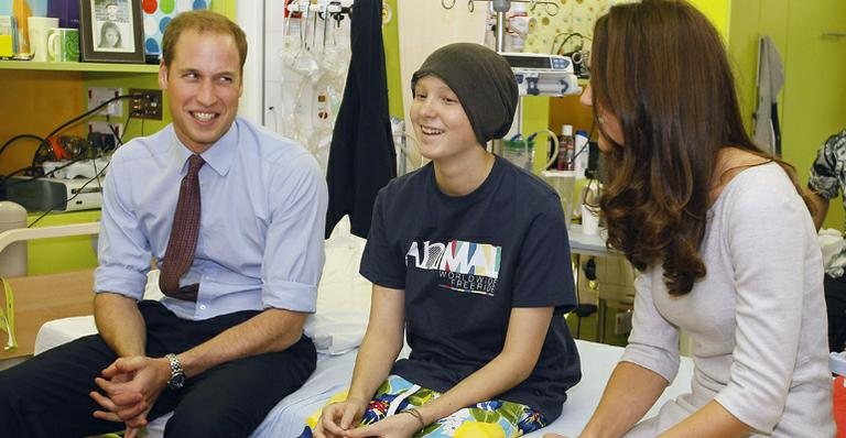 Príncipe William e Kate Middleton visitam pacientes em hospital de Londres - Getty Images