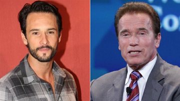 Rodrigo Santoro e Arnold Schwarzenegger - Getty Images