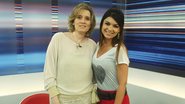 A ginecologista e obstetra Christiane Régis fala a Amanda Françozo na atração da Record News, em SP.