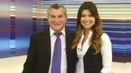 Em SP, Perboyre Lacerda visita a atração de Amanda Françozo, na Record News.