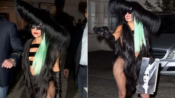 Lady Gaga surge com look de pelos em Londres, na Inglaterra - Splash News splashnews.com