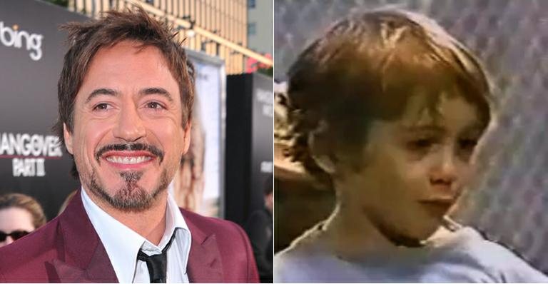 Robert Downey Jr. aos cinco anos de idade - Getty Images / Reprodução
