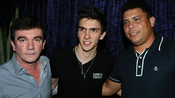 Andrés Sanches, Lucas e Ronaldo Nazário - Francisco Cepeda/AgNews