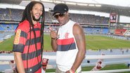 Julian Marley e Toni Garrido no estádio do Engenhão, no Rio de Janeiro - Felipe Zaccaro