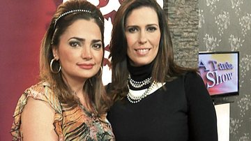 Nani Venâncio entrevista a empresária Selene Ferreira na atração da Rede Brasil, em SP.