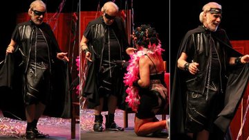 Francisco Cuoco usa figurino sadomasoquista em peça - Thyago Andrede / Photo Rio News