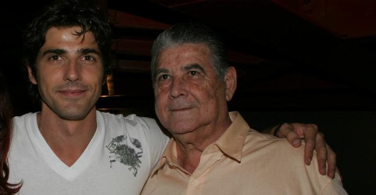 Reynaldo Gianecchini e o pai, Reynaldo Cisoto - Arquivo CARAS