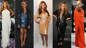 Os looks da gravidez de Beyoncé - Fotomontagem