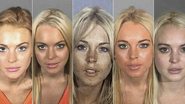 Lindsay Lohan em fotos de suas fichas policiais - The Grosby Group