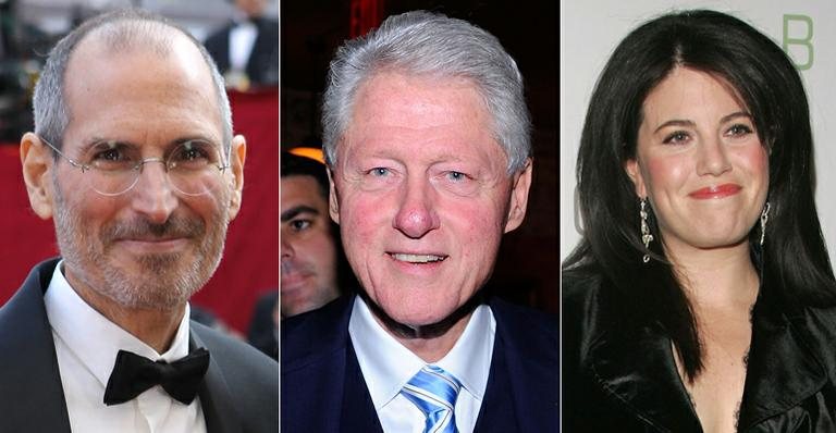 Steve Jobs, Bill Clinton e Monica Lewinsky - Getty Images