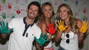 Marlon, Renata Banhara e Joana Machado deixam sua marca no casa de apoio à crianças com câncer - Manuela Scarpa / PhotoRioNews