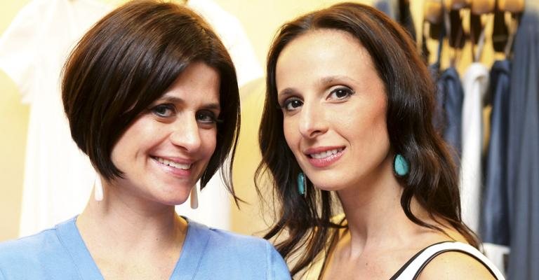Giuliana Romanno e Fabiana Delfim lançam coleção de sua grife, em SP.