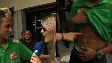 Íris Stefanelli entrevista Neymar - Reprodução / RedeTV!