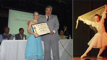 Bailarina é premiada por seu dom - Adriana Franco