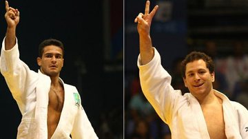 Judocas Leandro Guilheiro e Tiago Camilo conquistam ouro - Luiz Pires/VIPCOMM