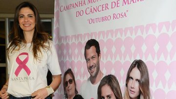 Luciana Gimenez encerra campanha Outubro Rosa em São Paulo - Francisco Cepeda/AgNews