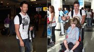 Malvino Salvador e Cássio Reis são clicados no aeroporto de São Paulo - Manuela Scarpa / Photo Rio News