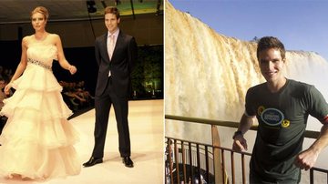 O ator niteroiense participa de evento beneficente ao lado da modelo Gabriela Furlan e conhece as famosas Cataratas do Iguaçu, no sul do País. - Douglas Dias