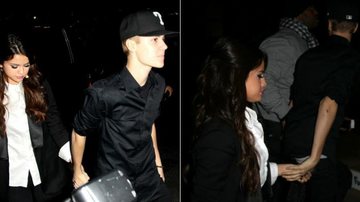 Selena Gomez e Justin Bieber chegam de mãos dadas a evento da MTV europeia em Belfast - Getty Images