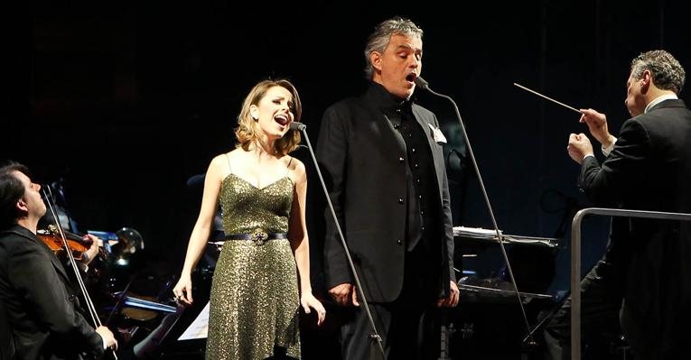 Andrea Bocelli repete parceria com Sandy em show na capital mineira - Manuela Scarpa/Photo Rio News