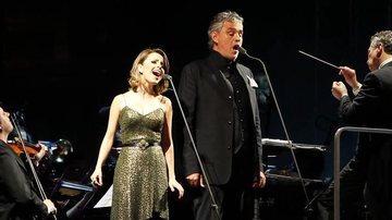 Andrea Bocelli repete parceria com Sandy em show na capital mineira - Manuela Scarpa/Photo Rio News