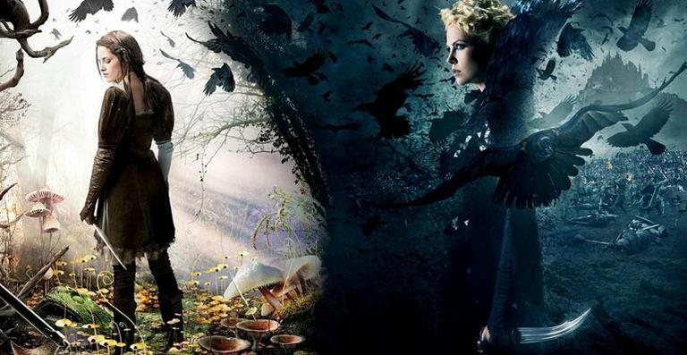 Kristen Stewart e Charlize Theron no cartaz de 'A Branca de Neve e o Caçador' - Divulgação