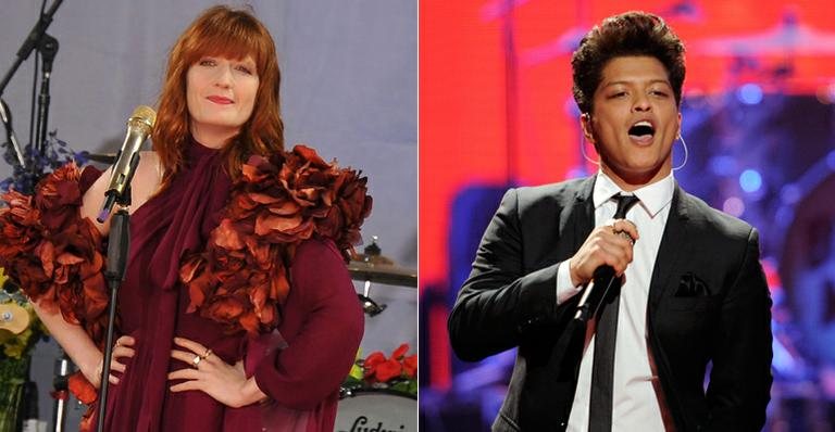 Florence e Bruno Mars - Getty Images