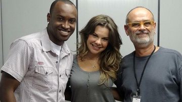 Thiaguinho, Fernanda Souza e Mario Marcio Bandarra - Reprodução / TV Globo