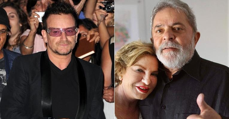 Bono Vox manda mensagem de apoio ex-presidente Luiz Inácio Lula da Silva - Getty / Ricardo Stuckert