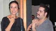 Ivete Sangalo se emocionou ao cumprimentar Tiago Abravanel após o musical 'Tim Maia - Vale Tudo' - Fausto Candelaria / AgNews