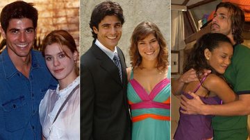 Carolina Dieckmann, Priscila Fantin e Taís Araújo já formaram par com o ator em novelas - TV Globo/Divulgação