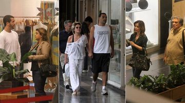 Casais aproveitam feriado em shoppings - Daniel Delmiro/AgNews