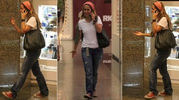Look despojado de Paloma Duarte durante passeio no shopping - Marcus Pavão/AgNews