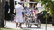 Lazer do cantor na ciclovia carioca - André Freitas